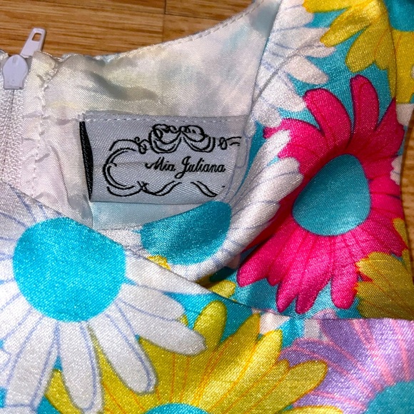 Mia Juliana Spring Flower Formal Dress Size 4/5 - Picture 2 of 4